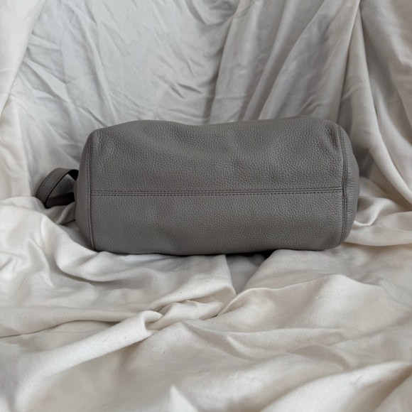 Michael by Michael Kors Grey Pebble Tote Purse with silver chain hardware NWOT - Picture 5 of 12